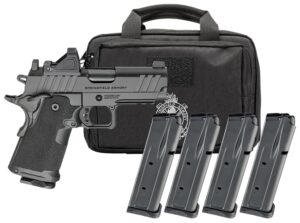 Springfield Armory 1911 Ds Prodigy Aos Compact 9MM 3.5IN Barrel 15-Round Black U-Notch with Tritium 4MAGS PH9115AOS-PAC