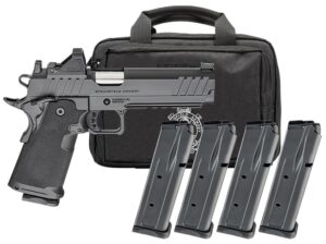 Springfield Armory 1911 Ds Prodigy Aos 9MM 5IN Barrel 10-Round Black U-Notch with Fiber Optic Lc 4MAGS PH9119AOSLC-PAC