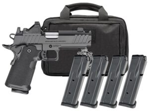 Springfield Armory 1911 Ds Prodigy Aos Comp 9MM 4.25IN Barrel 20-Round Black U-Notch with Tritium 4MAGS PH9117AOS-COMP-PAC