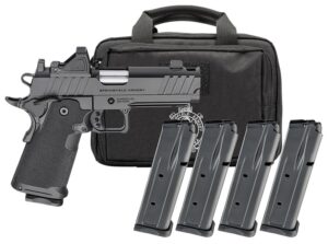 Springfield Armory 1911 Ds Prodigy Aos Comp 9MM 4.25IN Barrel 10-Round Black U-Notch with Tritium 4MAGS Lc PH9117AOSLC-COMP-PAC