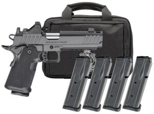 Springfield Armory 1911 Ds Prodigy Aos Comp 9MM 5IN Barrel 10-Round Black U-Notch with Tritium Lc 4MAGS PH9119AOSLC-COMP-PAC