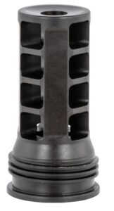 Huxwrx 1628 QD 762 Muzzle Brake Black with 1/2"-28 Tpi Threads & 2.30" OAL for 30 Cal AR-Platform