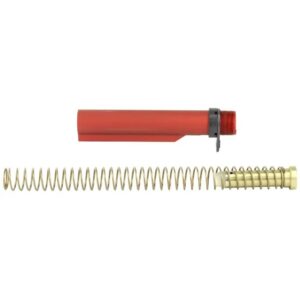 LBE Unlimited MILBUFKTRED Mil-Spec Buffer Tube Kit 6 Position AR-15 Red
