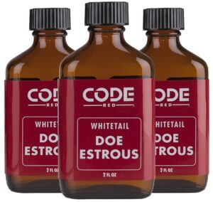 Code Blue OA1325 Code Red Doe Estrous 2 Fl Oz Liquid 3 Pack