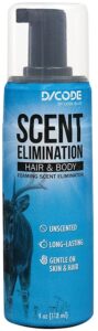 Code Blue OA1435 Hair/Body Foam Scent Eliminator 4 Fl Oz