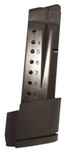 ProMag SMI28 Standard 10-Round Extended 9mm Luger Fits S&W M&P Shield Blued Steel (Except Shield EZ Variant)