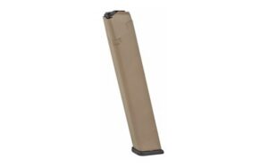 ProMag Fits Glock 17/19/26 9MM 32-Round Flat Dark Earth Polymer Magazine