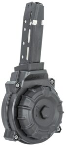ProMag DRMA37 Standard 40-Round Drum 45 ACP Compatible with Glock 30/21 Black DuPont Zytel Polymer