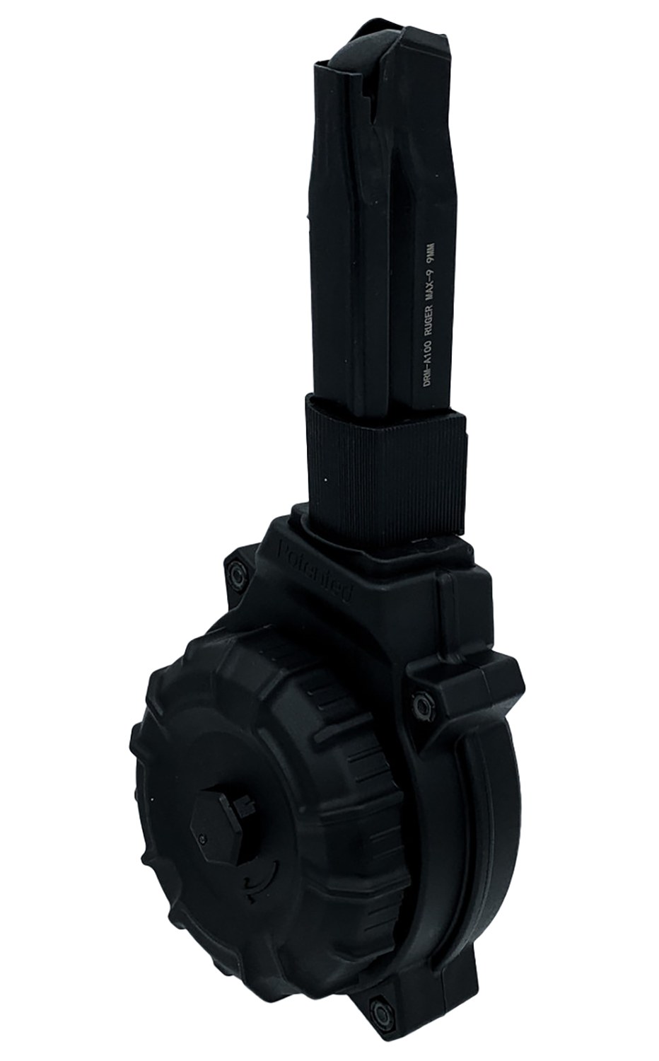 Pro-Shot ProMag DRMA100 50-Round Drum 9mm Fits Ruger Max-9 Black Polymer