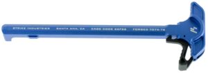 Strike Industries ARCHELBLU Extended Latch Charging Handle AR-15 Blue Anodized Aluminum