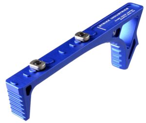 Strike Industries LINKCFGBLU Link Curved ForeGrip AR-Platform Blue Aluminum