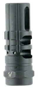 Strike Industries JCOMP2308 JComp Gen 2 Black Steel with 5/8"-24 Tpi Threads 2.55" OAL 0.87" Diameter 0.34" Diameter 308 Win 7.62x51mm NATO Fits