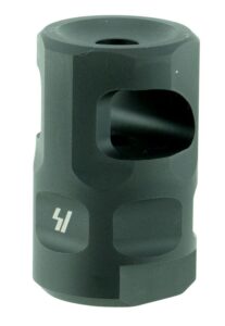 Strike Industries SAILCOMP Sail Comp Black Steel with 1/2"-28 Tpi Threads, 1.57" OAL & 0.26" Diameter for 223 Rem, 5.56x45mm NATO AR-Platform