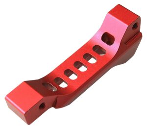 Strike Industries BTGFANGRED Fang Trigger Guard Red Aluminum for AR-Platform