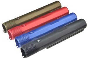 Strike Industries ARARET7RED Advanced Receiver Extension AR-15, AR-10 Red Anodized Aluminum