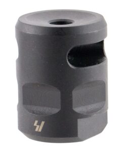 Strike Industries WHCOMP556 WarHog Comp Black Steel with 1/2"-28 Tpi Threads, 1.27" OAL & 0.26" Diameter for 223 Rem, 5.56x45mm NATO AR-Platform