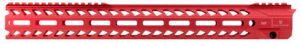 Strike Industries STRIKERAIL Strike Rail AR-15 Red Aluminum 17" M-LOK