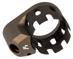 Strike Industries ARECN&EEPFDE AR Castle Nut and Extended End Plate Flat Dark Earth Anodized Steel