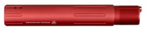 Strike Industries ARCARPRESLICKRED Receiver Extension Tube AR Pistol Platform Red Anodized Aluminum AR Carbine