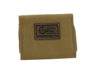 Cole-Tac HW1002 Hunter Ammo Wallet Coyote Brown Cordura Capacity 10-Round