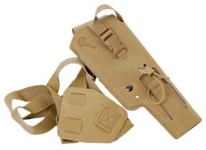 Cole-Tac VW112 Varmint Wrangler Pistol Holder Coyote Brown Right Hand