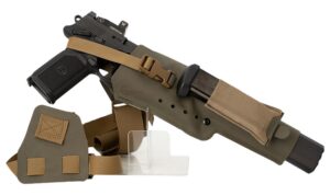 Cole-Tac VWX106 Varmint Wrangler XL Pistol Holder Chest Ranger Green Left Hand