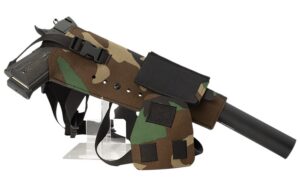 Cole-Tac VWX111 Varmint Wrangler XL Pistol Holder Chest M81 Woodland Right Hand