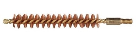 Pro-Shot 375R Bore Brush .375 Cal Rifle #8-32 Thread Bronze Bristles Brass Core - Image 2