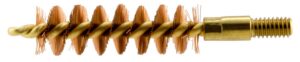 Pro-Shot 9P Bore Brush 9mm Pistol #8-32 Thread Bronze Bristles Brass Core