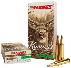 Barnes Bullets 32397 Harvest 223Rem 69gr Sierra Tipped GameKing 20 per Box/10 Case