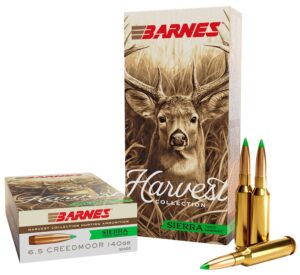 Barnes Bullets 32400 Harvest 6.5Creedmoor 140gr Sierra Tipped GameKing 20 per Box/10 Case