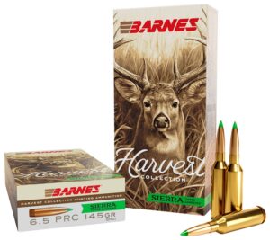 Barnes Bullets 32401 Harvest 6.5PRC 145gr Sierra Tipped GameKing 20 per Box/10 Case
