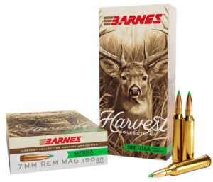Barnes Bullets 32402 Harvest 7mmRemMag 150gr Sierra Tipped GameKing 20 per Box/10 Case