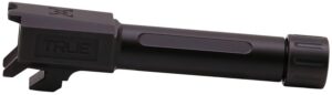 True Precision Inc TPSHCBXTBL Springfield 9mm Luger 3.10" Threaded Black Nitride Stainless Steel, Fits Springfield Hellcat