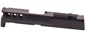 True Precision Inc TPSHCSBCRMS Axiom Optic Cut Slide Fits Springfield Hellcat Black DLC Anodized 416R Stainless Steel