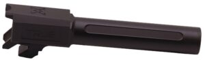 True Precision Inc TPSHCPBXBL Springfield 9mm Luger 3.70" Fluted Black Nitride Stainless Steel, Fits Springfield Hellcat Pro