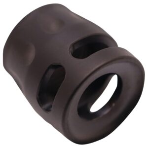 True Precision Inc TPSMICROBC Micro Compensator S-Type Black DLC 416R Stainless Steel 1/2"x28 Threads 9mm/380 ACP