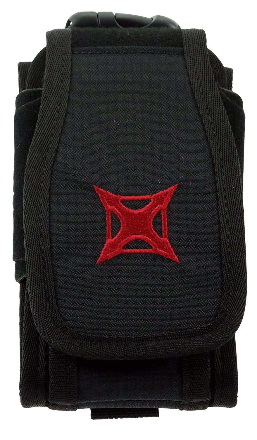 Vertx VTX5140BK Phone/Multi-Tool Pouch VTX 7" H X 4" W X 2" D Black Cordura with Velcro Closing