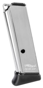Walther Arms 2246012 PPK/S 7-Round Detachable with Finger Rest 380 ACP Nickel Steel