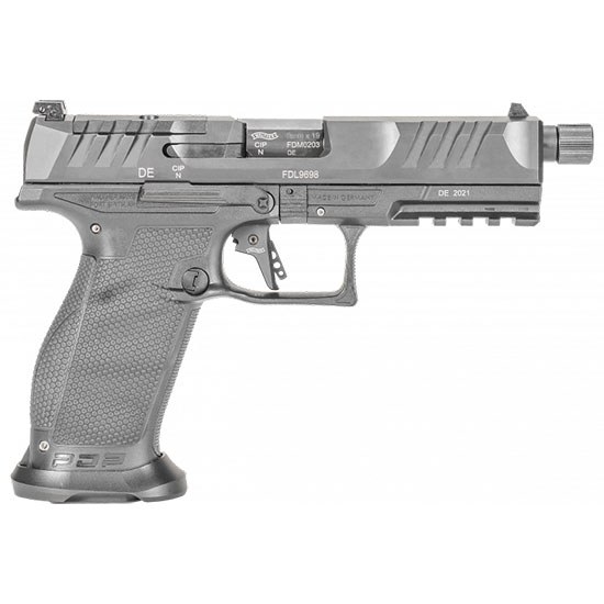 Walther Arms 2842521 PDP Pro SD 9mm Luger 18+1 5.10" Threaded Barrel, Black, Optic Cut/Serrated Slide, Polymer Frame with Picatinny Rail, Performance - Image 3