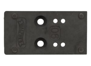 Walther Arms 5136197 Optic Plate Black Steel Fits Walther PDP 2.0