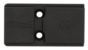 Walther Arms 5136208 Optic Plate Black Steel Fits Walther PDP 2.0