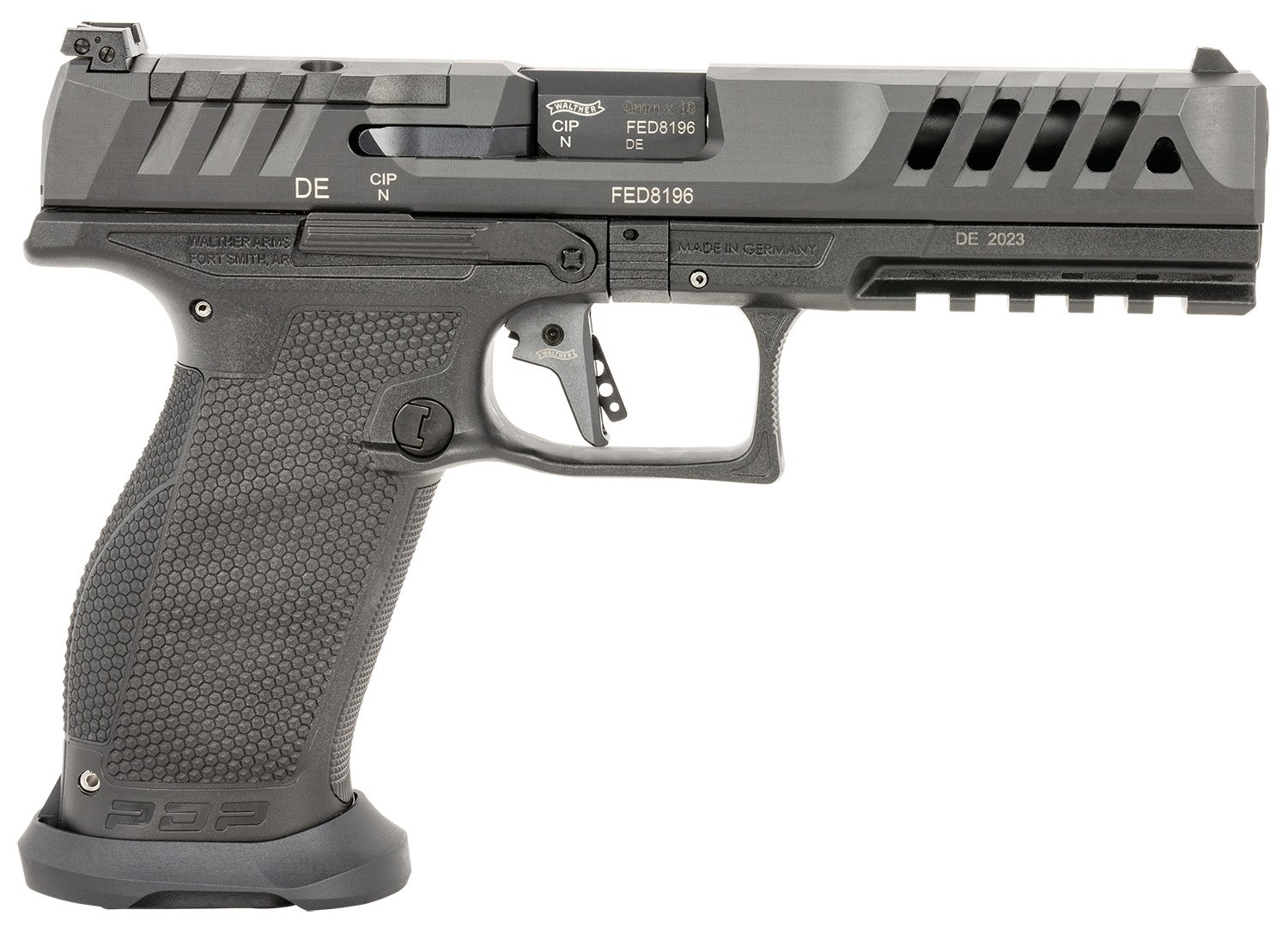 Walther Arms 2872595 PDP Match Full Size Frame 9mm Luger 18+1