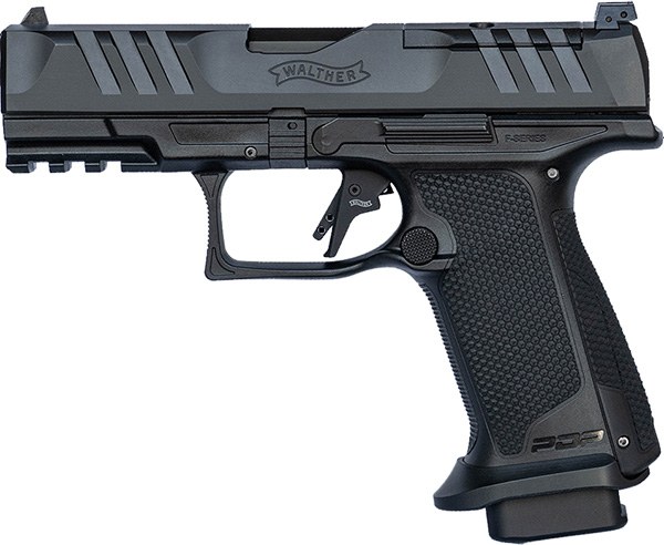 Walther Arms 4796040 PDP F-Series Pro 9mm Luger 18+1 4" Black Steel Barrel, Black Serrated/Optic Ready Steel Slide, Black Polymer Frame with Picatinny - Image 2