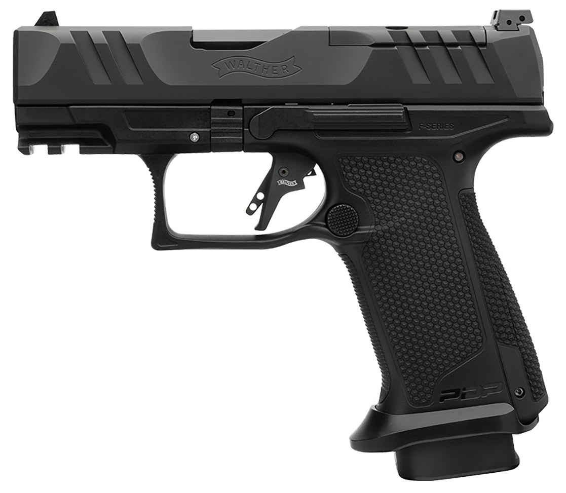 Walther Arms 4796042 PDP F-Series Pro 9mm Luger 18+1 3.50" Black Steel Barrel, Black Serrated/Optic Ready Steel Slide, Black Polymer Frame with - Image 3