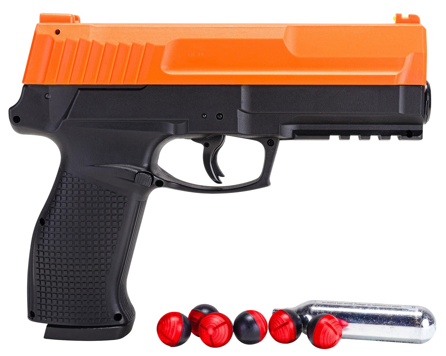 Umarex 2292329 P2P Secure Pepper Defense Kit CO2 68Cal 6-Round 4.80"