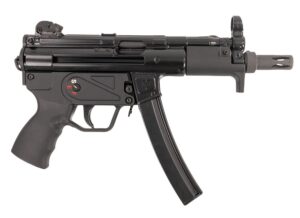 MAC 12750005 5K 9mm Luger 30+1 5.80" Black Phosphate Steel Threaded Barrel, Black Phosphate Optics Ready Receiver/Frame, Black Grip, Ambidextrous