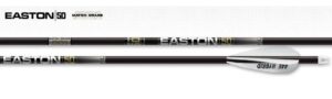 Easton 5.0 Match Grade 300 Spine, 3'' HYBRID 26 Vanes, HIT, with COLLAR, 6 Pack