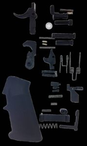 Tactical Superiority AR10/308 Standard Lower Parts Kit Complete Black Grip