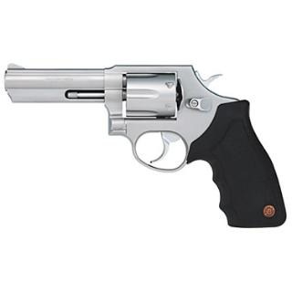Taurus 2-650049 65 Medium 357 Mag/38 Special +P 6 Shot 4" Matte Stainless Steel Barrel, Cylinder Matte & Frame, Black Finger Grooved Rubber Grip - Image 4